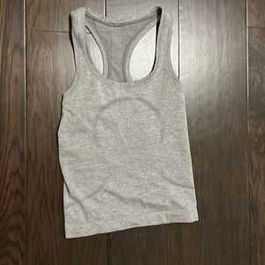 Grey Lululemon tank top size 0